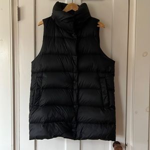 Oversized down puffer vest